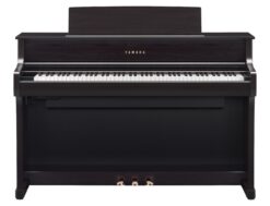 Yamaha CLP-875 Schwarz Homepiano Front